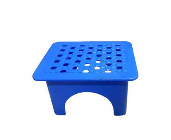 Blue discount plastic stool