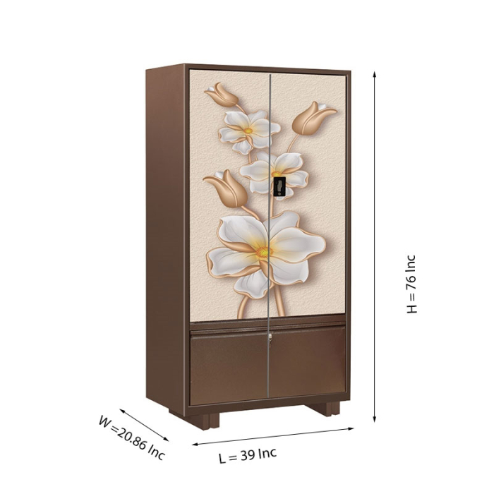 Furniture Home Furniture Almirah & Cupboard Regal Metal Choco
