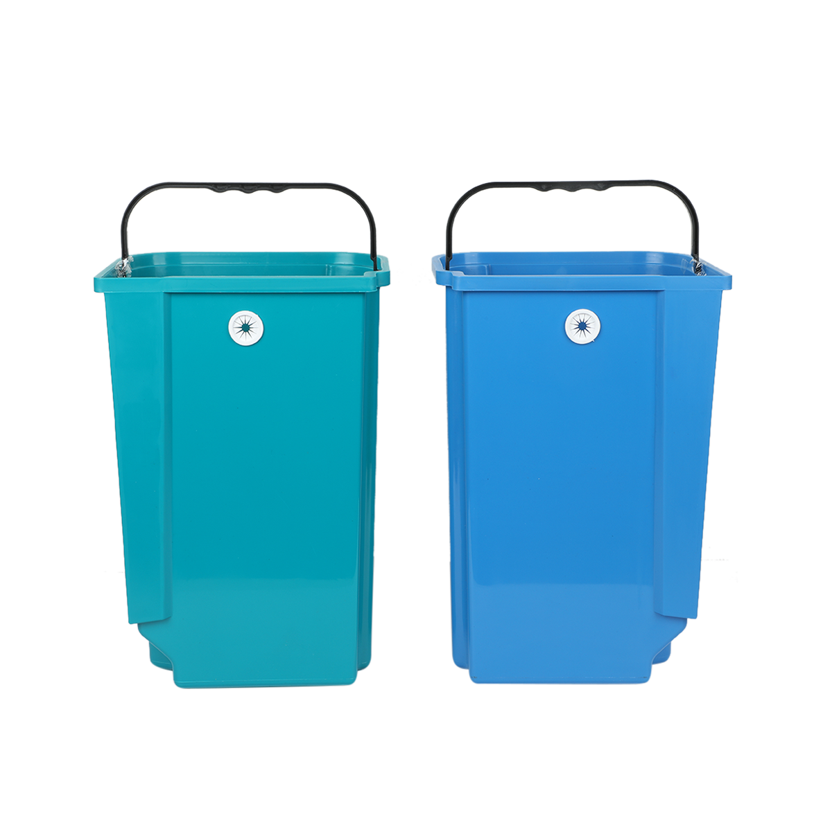 Nayasa 2 In 1 Dustbin - Dry Waste and Wet Waste Step-On Dustbin (33 Ltrs) -  Big, Plastic, Green & Blue : Amazon.in: Home & Kitchen