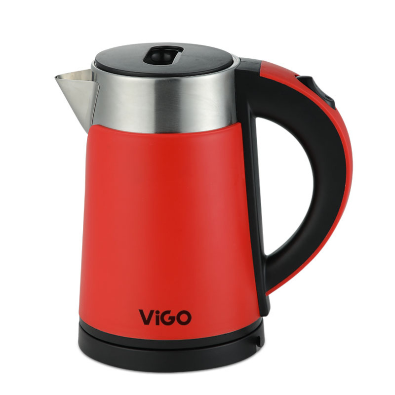 Vigo VIG-EK-013 Royal Electric Kettle Black Red