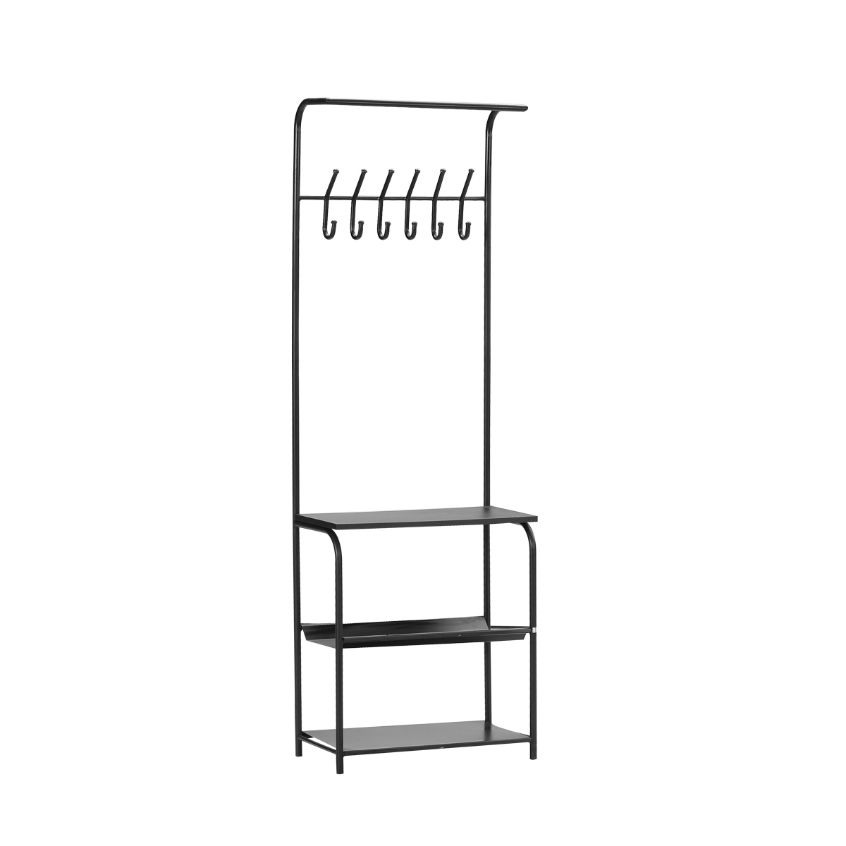 Regal HCH 202 2 1 66 Metal Cloth Hanger Black