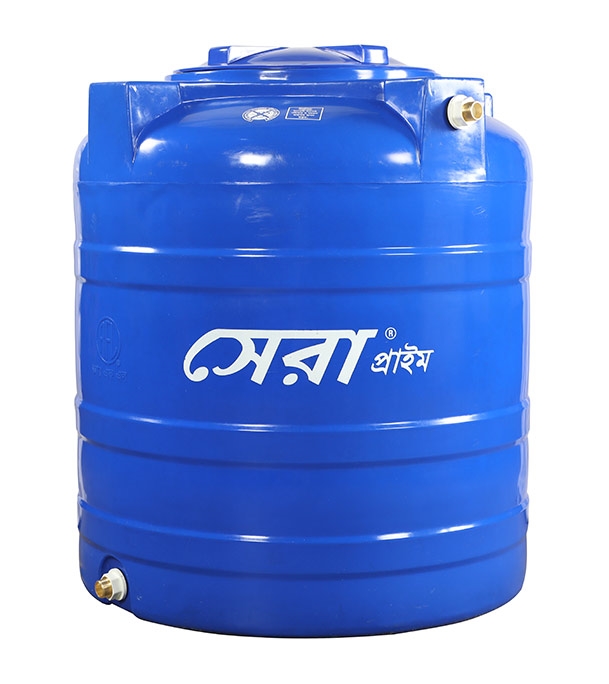 Premium Photo  Blue plastic water tanks.