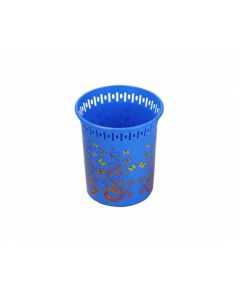RFL POLYPROPYLENE SUNFLOWER PAPER BASKET - BLUE
