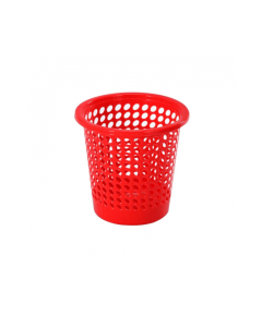 RFL POLYPROPYLENE DUST KEEPER MEDIUM PAPER BASKET - RED