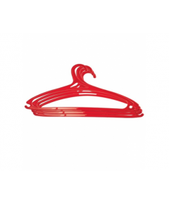 RFL POLYPROPYLENE 6 PCS DANGLE HANGER SET - RED