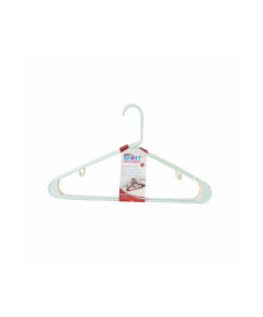 RFL POLYPROPYLENE 42 CM LIGHT SHIRT HANGER SET 6 PCS - WHITE