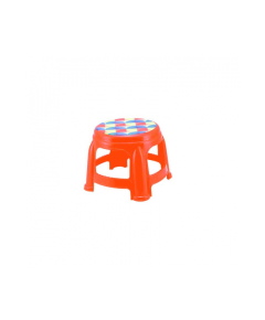 RFL PLASTIC ROUND SHORT STOOL - MULTICOLOR