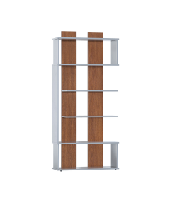 REGAL BSC-105-1-1-20 WALLINGTON BOOK SHELF - ANTIQUE & GRAY