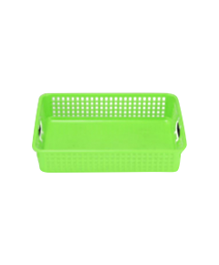 RFL PLASTIC MULTI PURPOSE BASKET 24.5 CM - GREEN