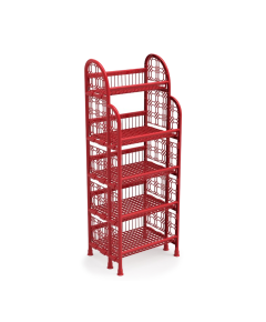 RFL 5 STEP HEXAGONAL DELUXE RACK - RED