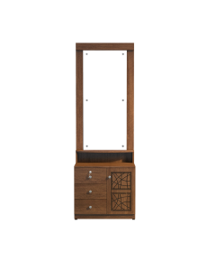 REGAL DTH-145-1-1-20 LAMINATED BOARD CHEVRON DRESSING TABLE - ANTIQUE