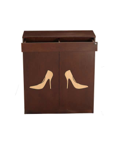 REGAL SRH-303-3-1-20 WOODEN SHOE RACK - ANTIQUE