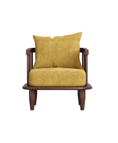 REGAL SSC-351-3-1-20 WOODEN HAVANA SINGLE SOFA - ANTIQUE