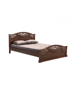REGAL BDH-318-3-1-20 WOODEN ROMILLY KING BED - ANTIQUE