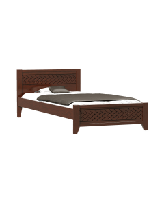 REGAL BDH-345-3-1-20 WOODEN OLIVIA SEMI DOUBLE BED - ANTIQUE