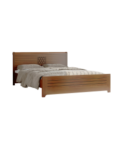 REGAL BDH-359-3-1-20 WOODEN SIDON KING BED - ANTIQUE
