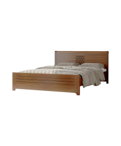 REGAL BDH-359-3-1-20 WOODEN SIDON DOUBLE BED - ANTIQUE