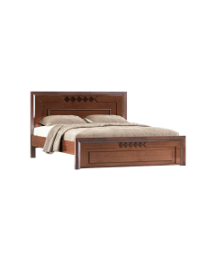 REGAL BDH-365-3-1-20 WOODEN 5 STAR DOUBLE BED - ANTIQUE