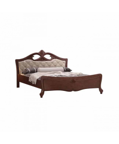 REGAL BDH-343-3-1-20 WOODEN JULIANA DOUBLE BED - ANTIQUE