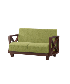 REGAL SDC-343-3-1-20 WOODEN VENICE DOUBLE SOFA - ANTIQUE