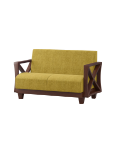 REGAL SDC-343-3-1-20 WOODEN VENICE DOUBLE SOFA - ANTIQUE
