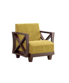 REGAL SSC-343-3-1-20 WOODEN VENICE SINGLE SOFA - ANTIQUE