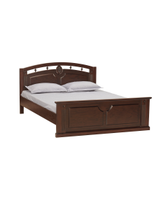 REGAL BDH-328-3-1-20 WOODEN LOTUS DOUBLE BED - ANTIQUE