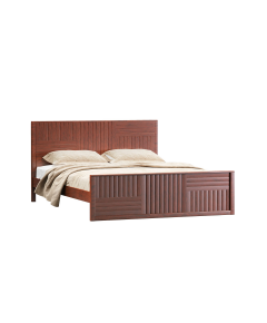 REGAL BDH-355-3-1-20 WOODEN DOUBLE BED - ANTIQUE