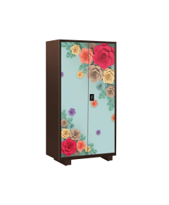 REGAL METAL CHOCO CAMELLIA POPULAR HOUSEHOLD ALMIRAH - MULTICOLOR