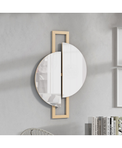 REGAL WOODEN WALL DECOR - ANGLE MOON