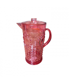 RFL PLASTIC CROWN JUG 2.3L - TRANSPARENT ROSE