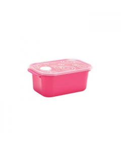 FRESCO PLASTIC TRIM RECTANGULAR CONTAINER WITH VALVE 4000 ML - TRANSPARENT