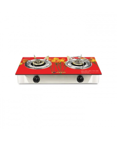 TOPPER GALAXY AUTO DOUBLE  LPG STOVE - RED