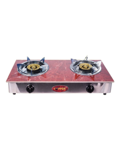 TOPPER PEARL DOUBLE LPG STOVE - MAROON
