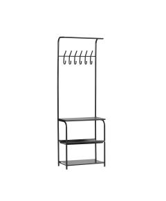 REGAL HCH-202-2-1-66 METAL CLOTH HANGER - BLACK