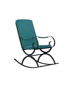 REGAL RCH-204-2-1-66 METAL ROCKING CHAIR - BLUE & BLACK