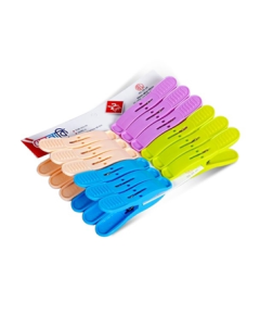 RFL POLYPROPYLENE 12 PCS JONAKI CLOTH CLIP SET - MULTICOLOR