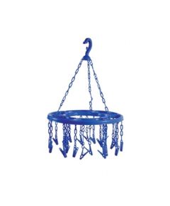 RFL POLYPROPYLENE 12 PCS ROUND HANGER CLIP - BLUE