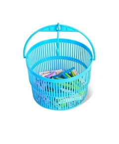 RFL BASKET WITH 24 PCS CLIP SET - MULTICOLOR