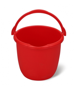 RFL POLYPROPYLENE OVAL BUCKET 15L - RED