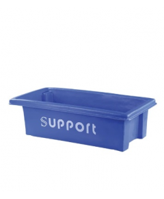SUPPORT PLASTIC MULTI PURPOSE BASKET 25L - BLUE