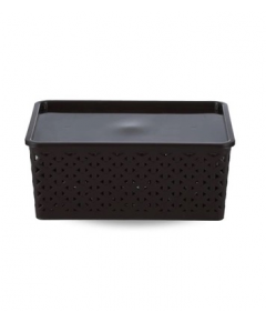 RFL POLYPROPYLENE NANCY CROP BIG BASKET - HOBBY BROWN