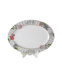 ITALIANO TULIP DECORATOR DISH 16" - MULTICOLOR