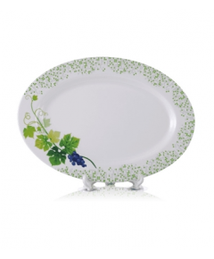 ITALIANO MELAMINE SNOWDROP DECORATOR DISH 16" - MULTICOLOR