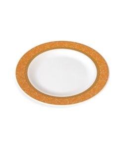 ITALIANO MELAMINE MARIGOLD MEAT PLATE 8" - MULTICOLOR