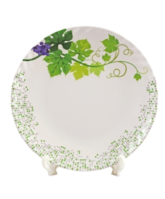 ITALIANO MELAMINE SNOWDROP CRAZY COUP PLATE 7.5" - MULTICOLOR