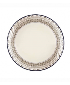 ITALIANO MELAMINE VIOLET CRAZY PLATE 10" - MULTICOLOR