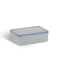 FRESCO RECTANGULAR MONIA LOCK CONTAINER WITH BOX 1100 ML - TRANSPARENT