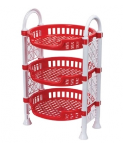 RFL ROUND MINI RACK - WHITE & RED