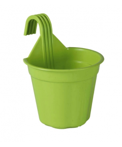 TEL GRILL MOUNTED FLOWER TUB 6" - LIME GREEN